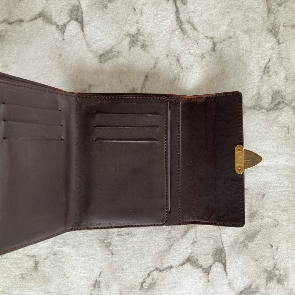 Louis Vuitton vernis patent leather amarante wallet - Picture 6 of 8
